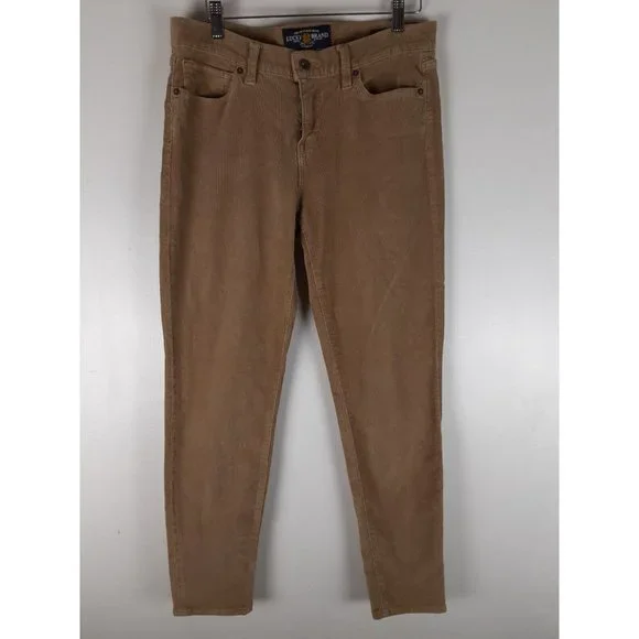 Lucky Brand Jeans Lucky Brand Womens Tan Sofia Skinny Corduroy